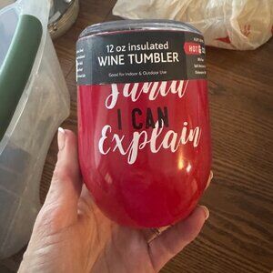 12 oz wine tumbler